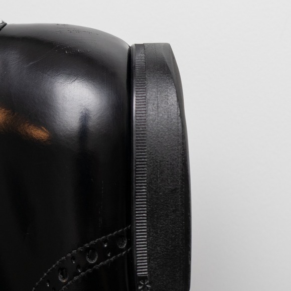 Authentic Gucci Men's Black Leather Brogue Oxford Dress Shoes – UK 8 / US 9 - Picture 15 of 15